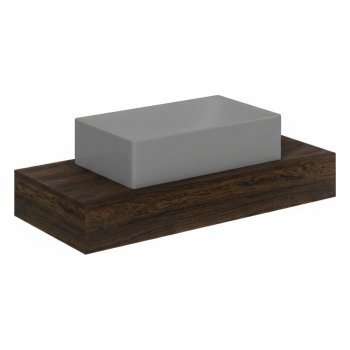 Lavoar pe blat Scarabeo SKINNY 60x36 cm, ceramică italiană, Sand lucios